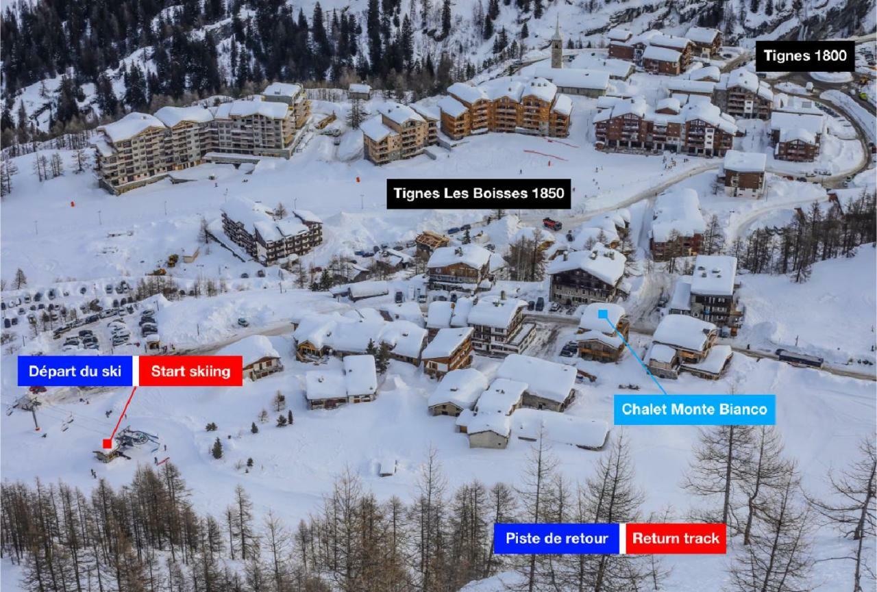 Chalet Monte Bianco Tignes Eksteriør billede